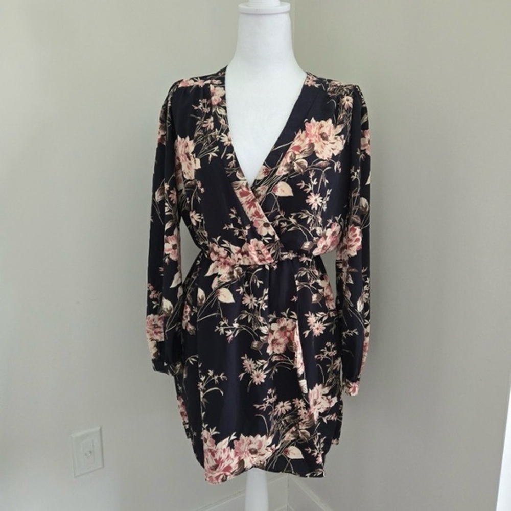 TRICOTTO black womens size medium dress